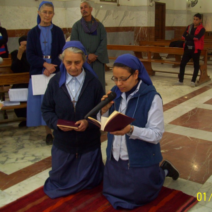 الاحتفال بالنذور الأولى للأخوات سمر وكريستينا